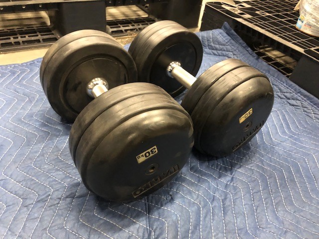 IVANKO SDKRラバーダンベル 30kg 1ペア - リサイフィット(Recyfit)